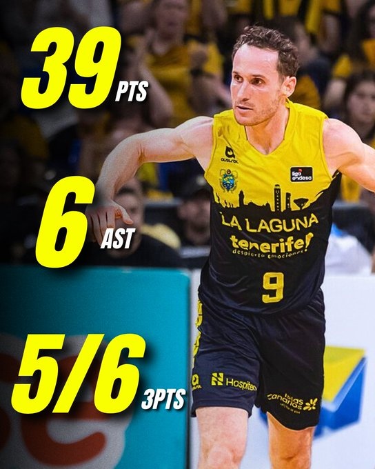 湖人舊將！42歲胡爾塔斯西甲季后賽砍39分6助 今年還斬獲聯(lián)賽MVP