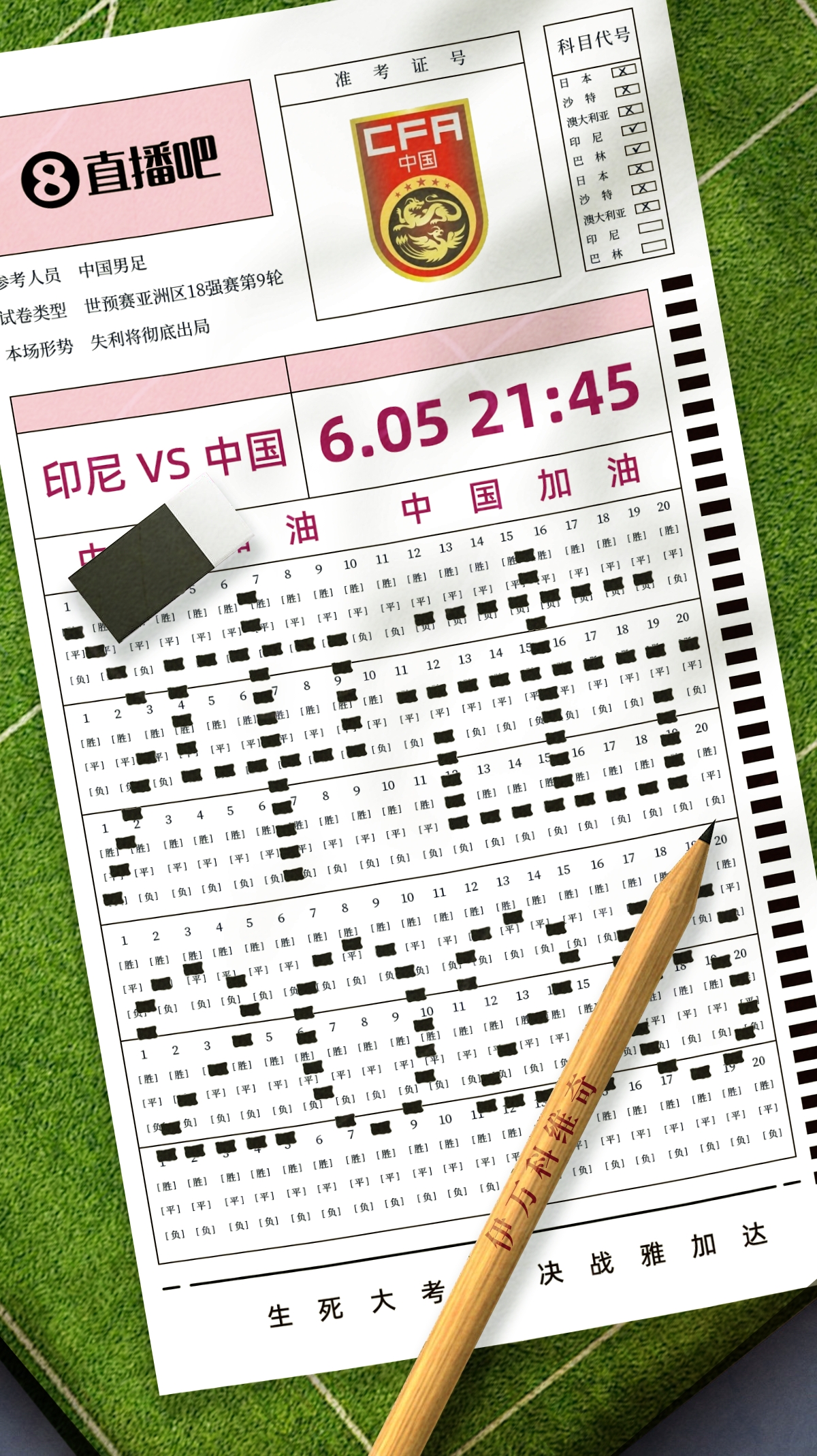 生死戰(zhàn)賽果預(yù)測(cè)：國(guó)足生死戰(zhàn)客戰(zhàn)印尼能否取勝，延續(xù)出線希望？