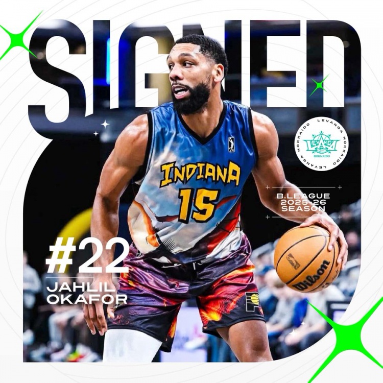 15年NBA探花&CBA舊將！奧卡福加盟日本B聯(lián)賽俱樂部北海道