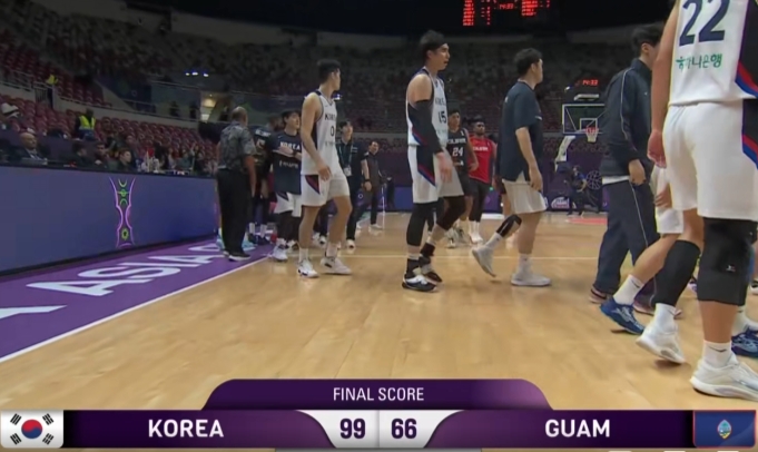 韓國(guó)隊(duì)33分狂勝關(guān)島輕松晉級(jí)！八強(qiáng)賽將對(duì)陣中國(guó)！