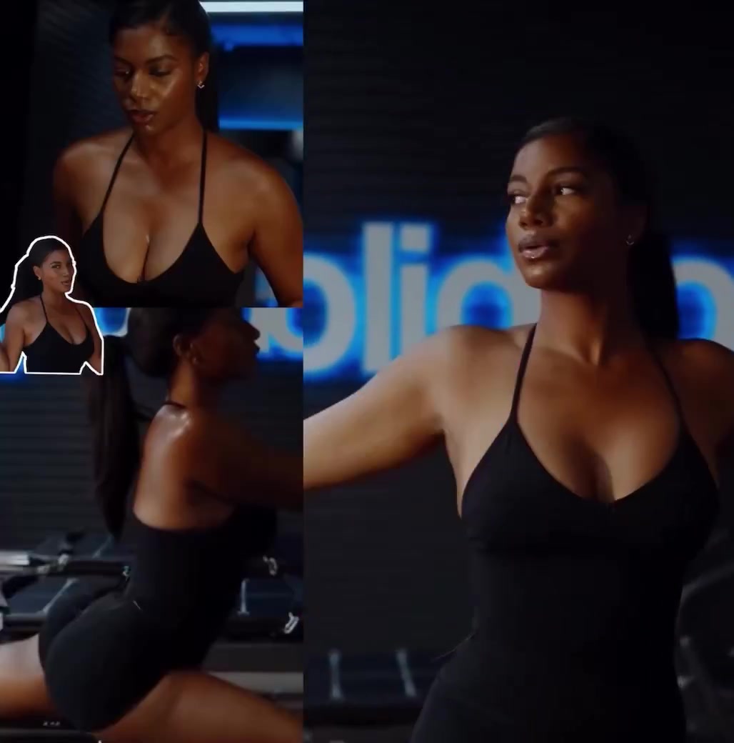 身材相當炸裂！美女NBA場邊記者曬保持傲人身材的鍛煉視頻